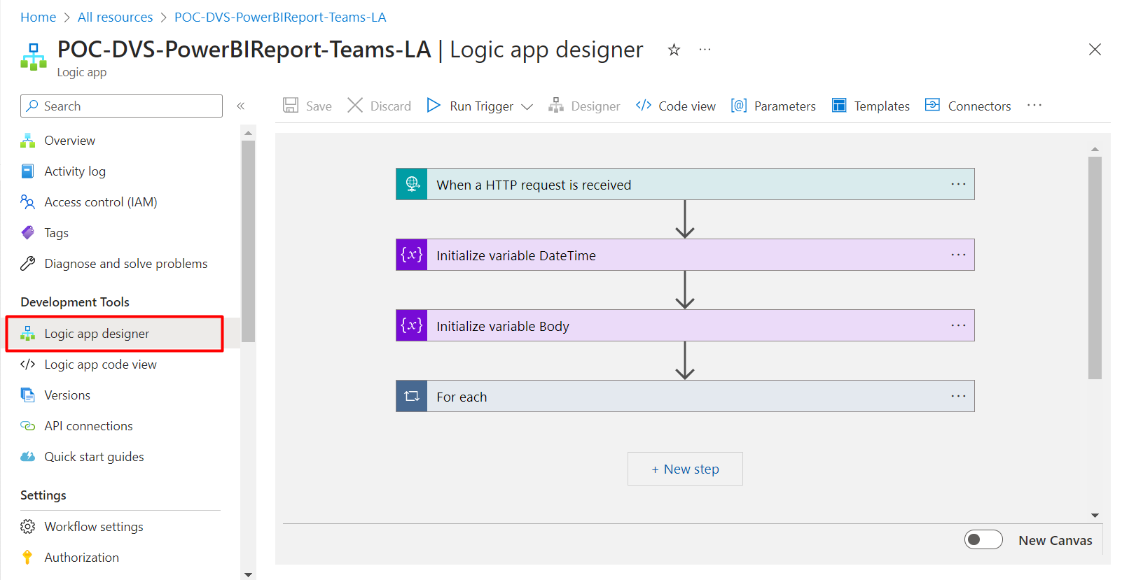 How to set up a Power BI report automation system for Teams 1
