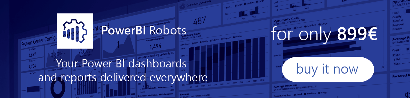 Send Emails, PDFs or broadcast from Power BI with PowerBI Robots
